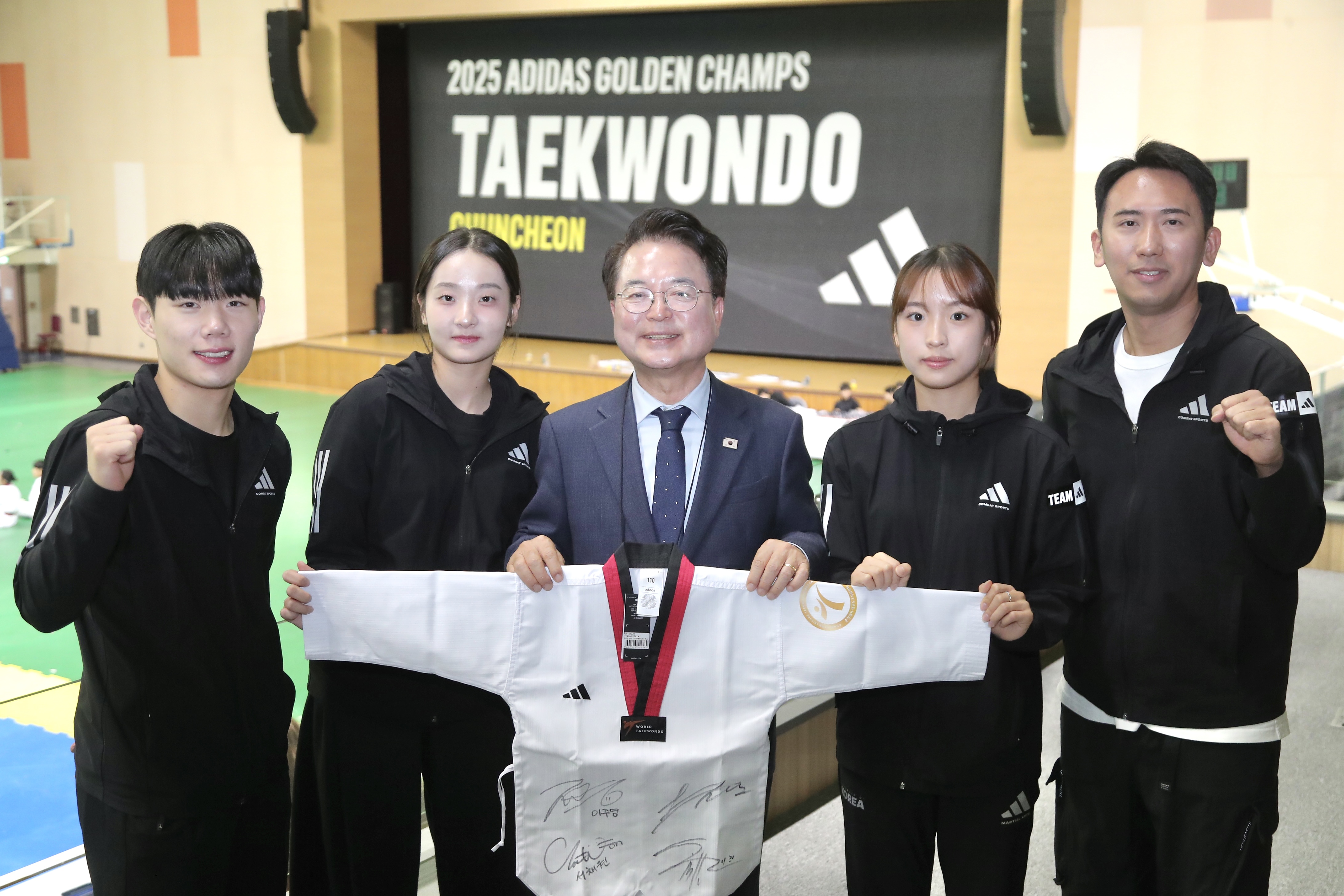 아디다스 골든챔스 태권도대회 방문