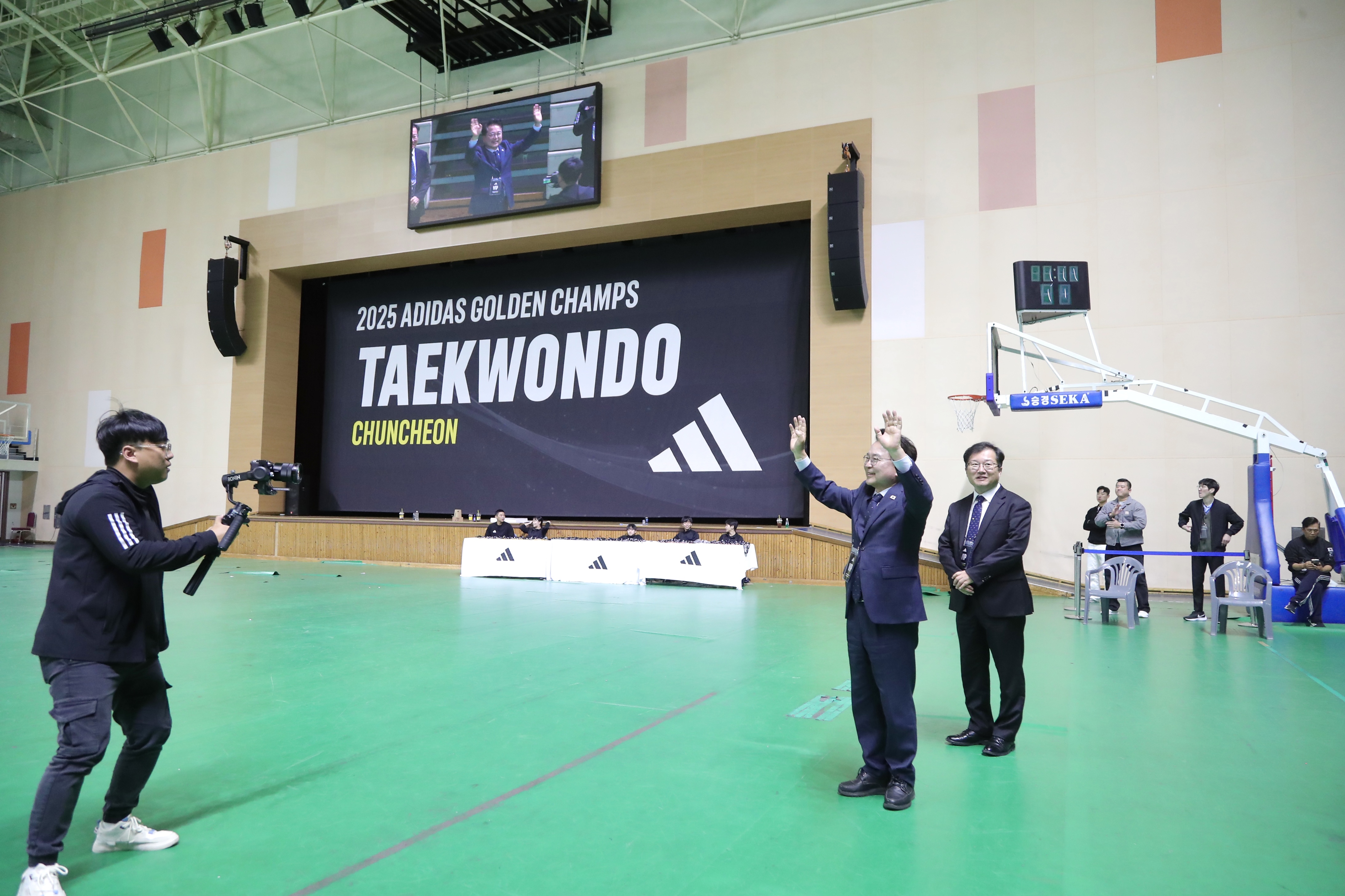 아디다스 골든챔스 태권도대회 방문