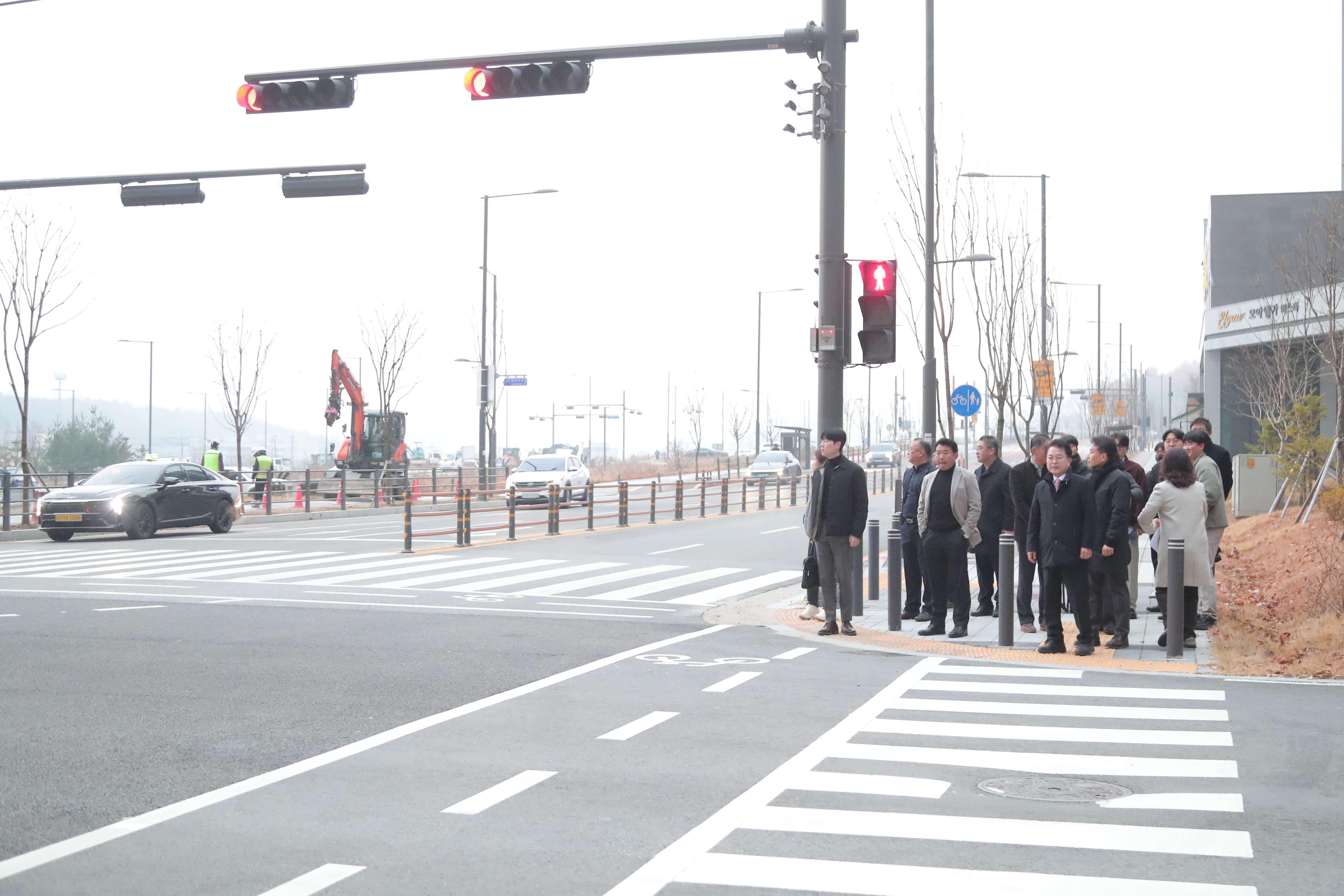 학곡지구 교통 혼잡지역 현장방문