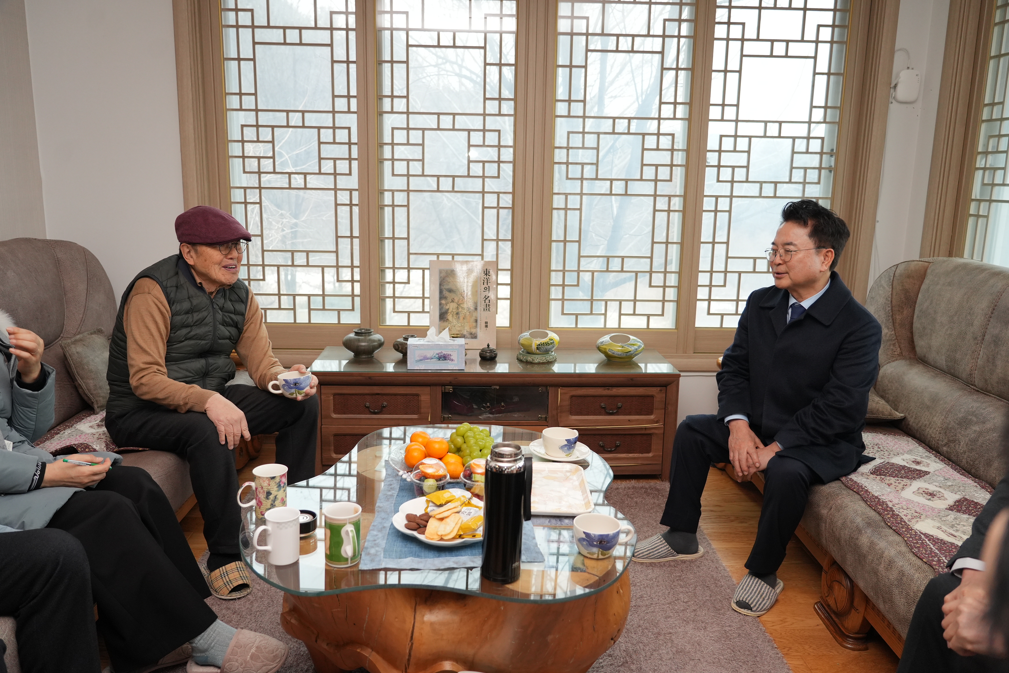 전상국 전 김유정문학촌장 방문