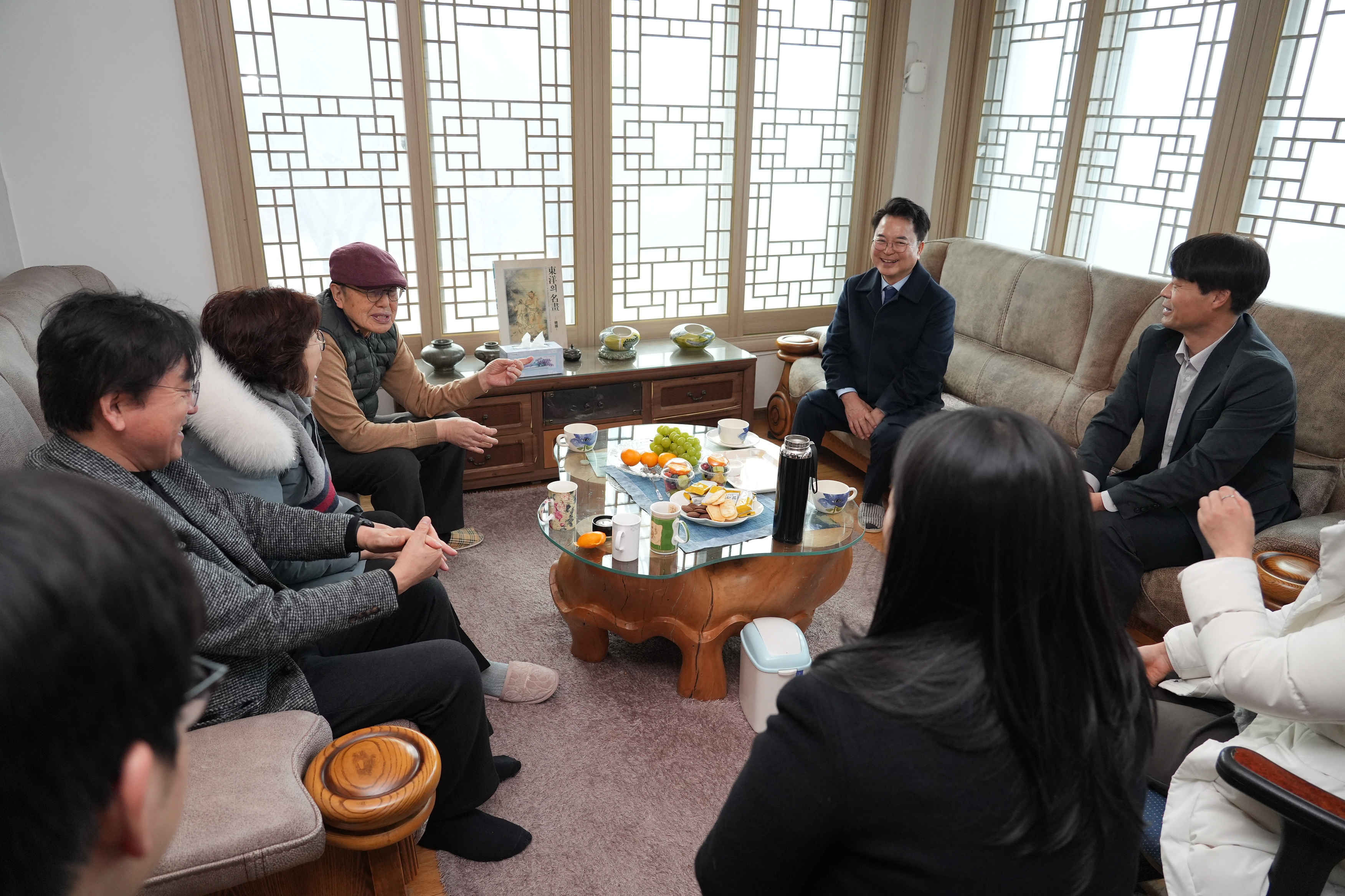 전상국 전 김유정문학촌장 방문