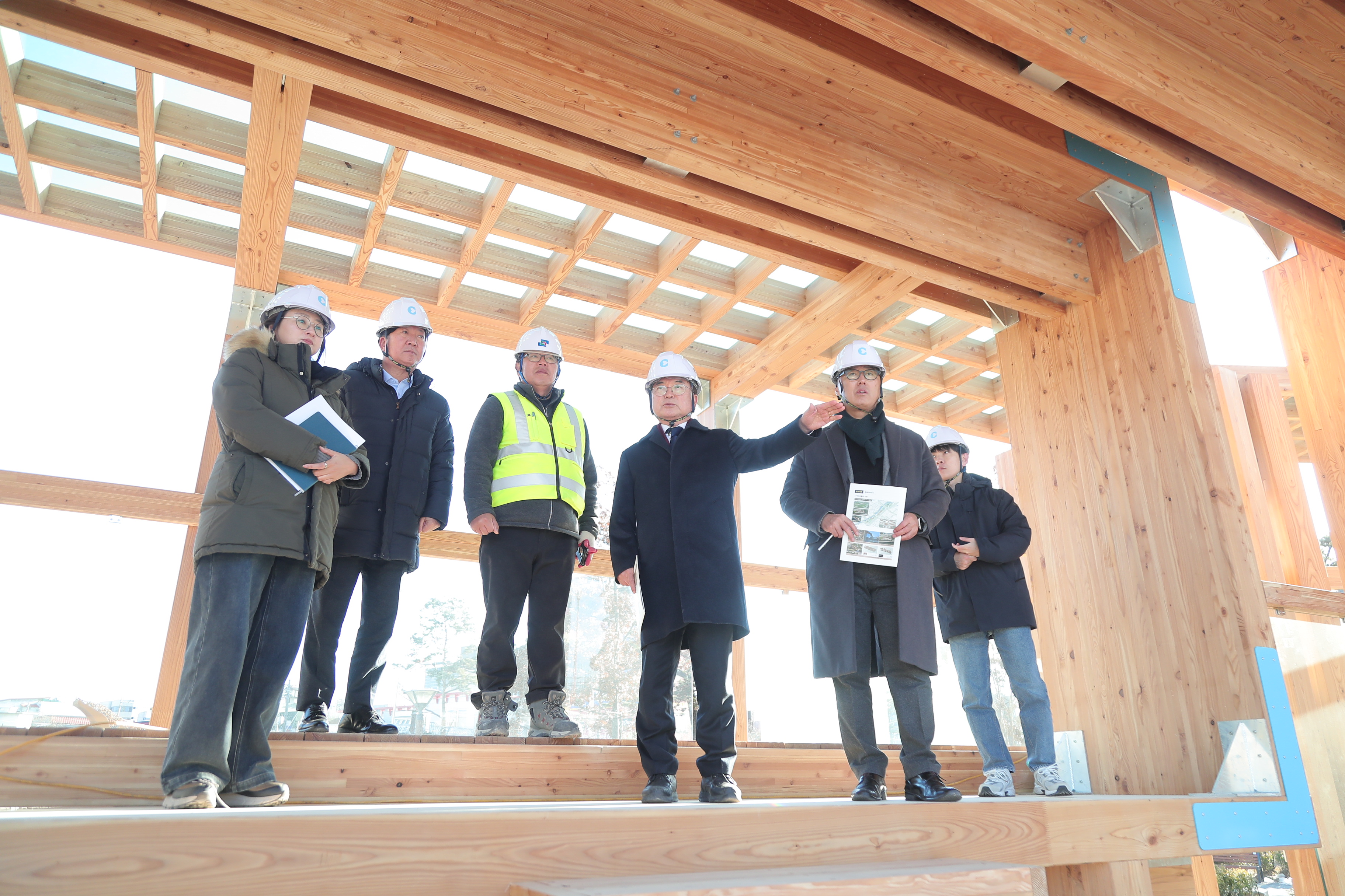 목재친화도시 조성사업 현장방문