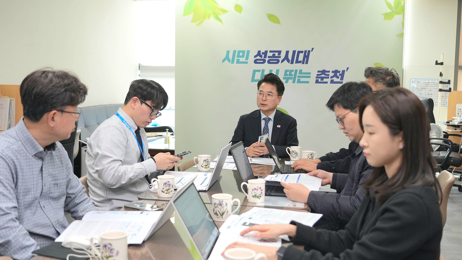 20260223 SOS 춘천 플랫폼 관련 기자 차담회 (기자실)