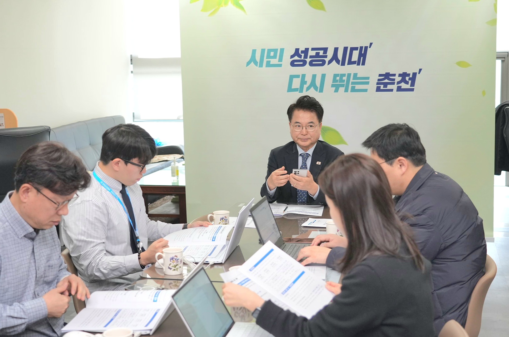 20260223 SOS 춘천 플랫폼 관련 기자 차담회 (기자실)