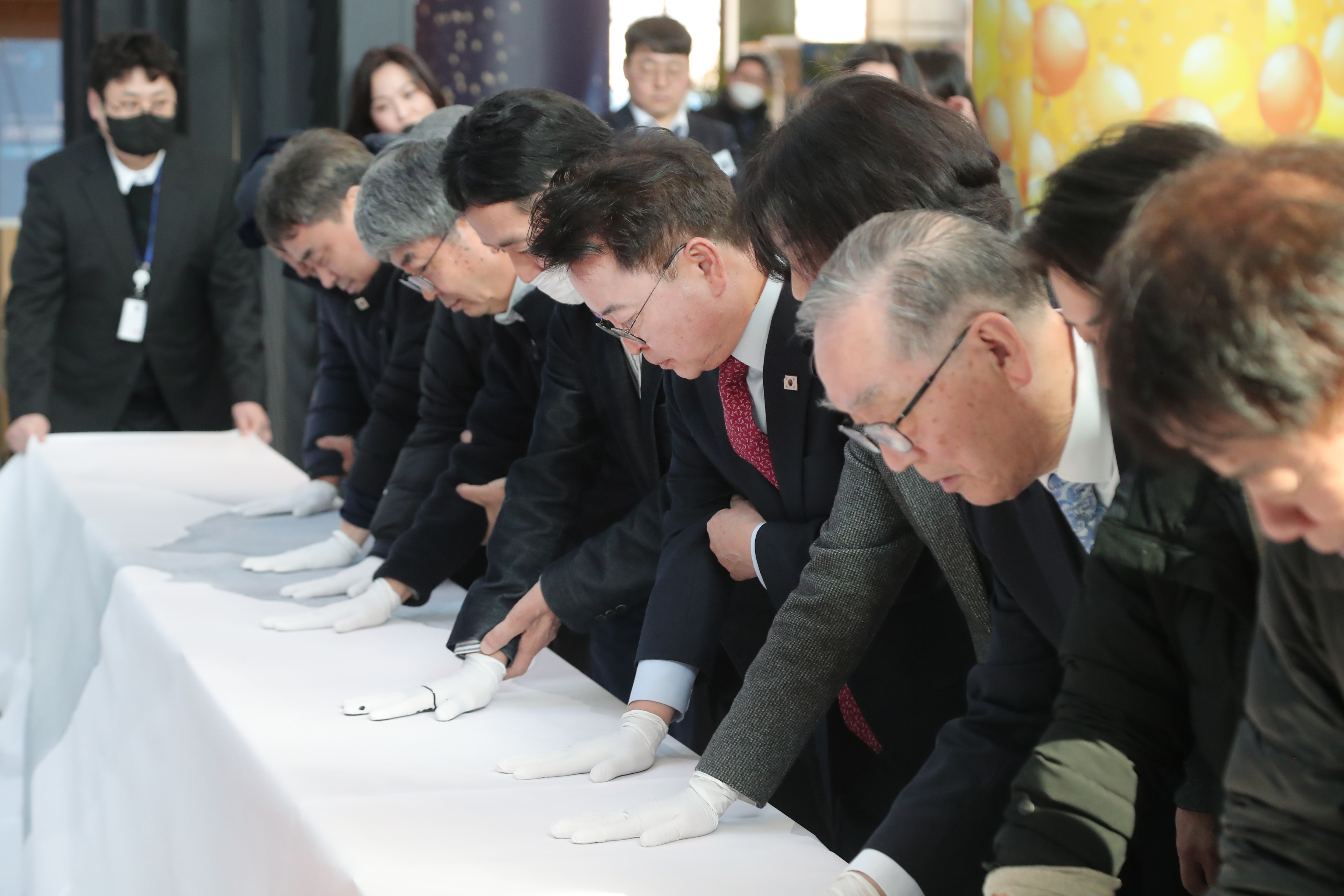 20260212 태극기달기 범시민운동 공동선언식 (시청로비)