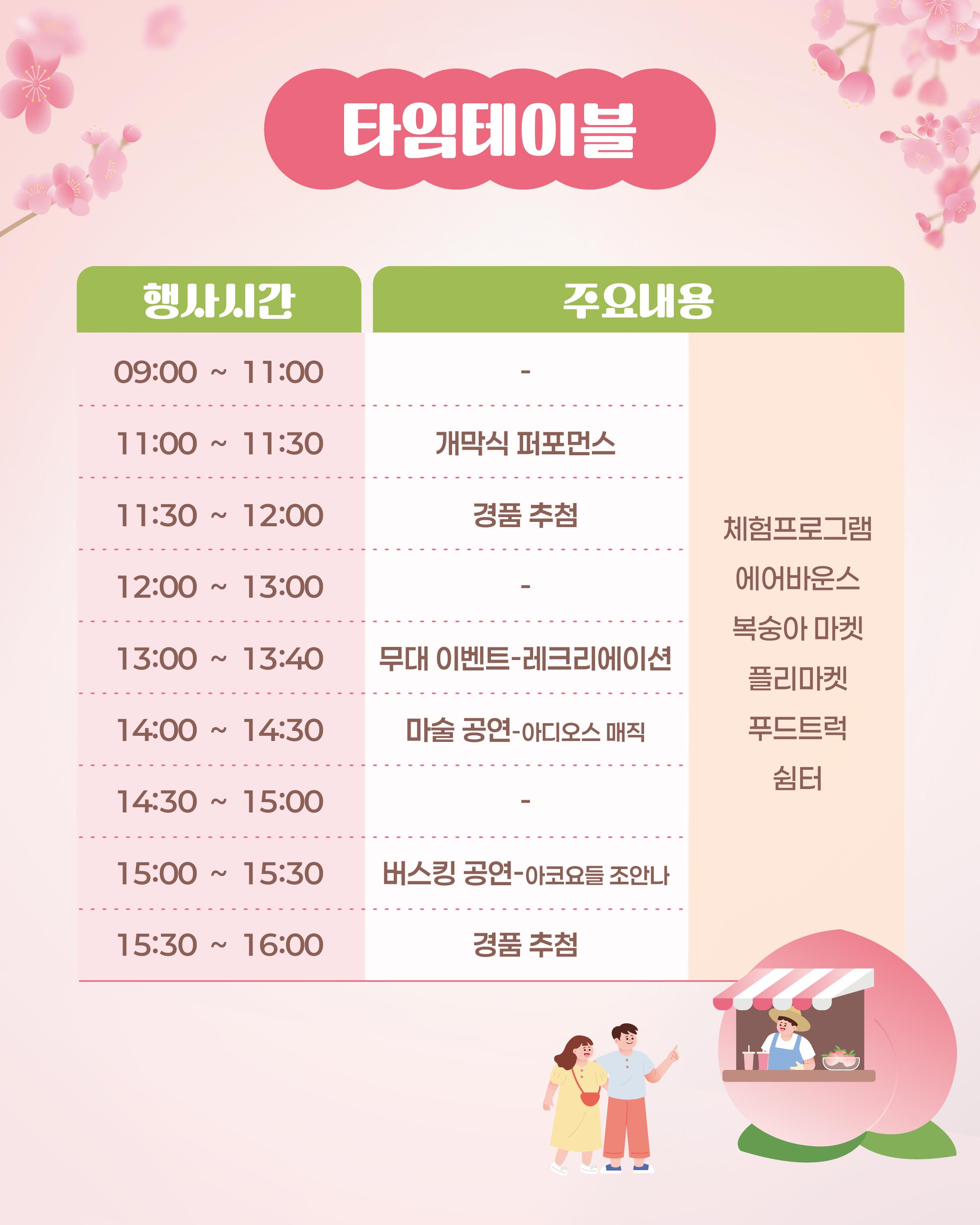 2026년 제3회 춘천 복숭아 페스티벌 안내