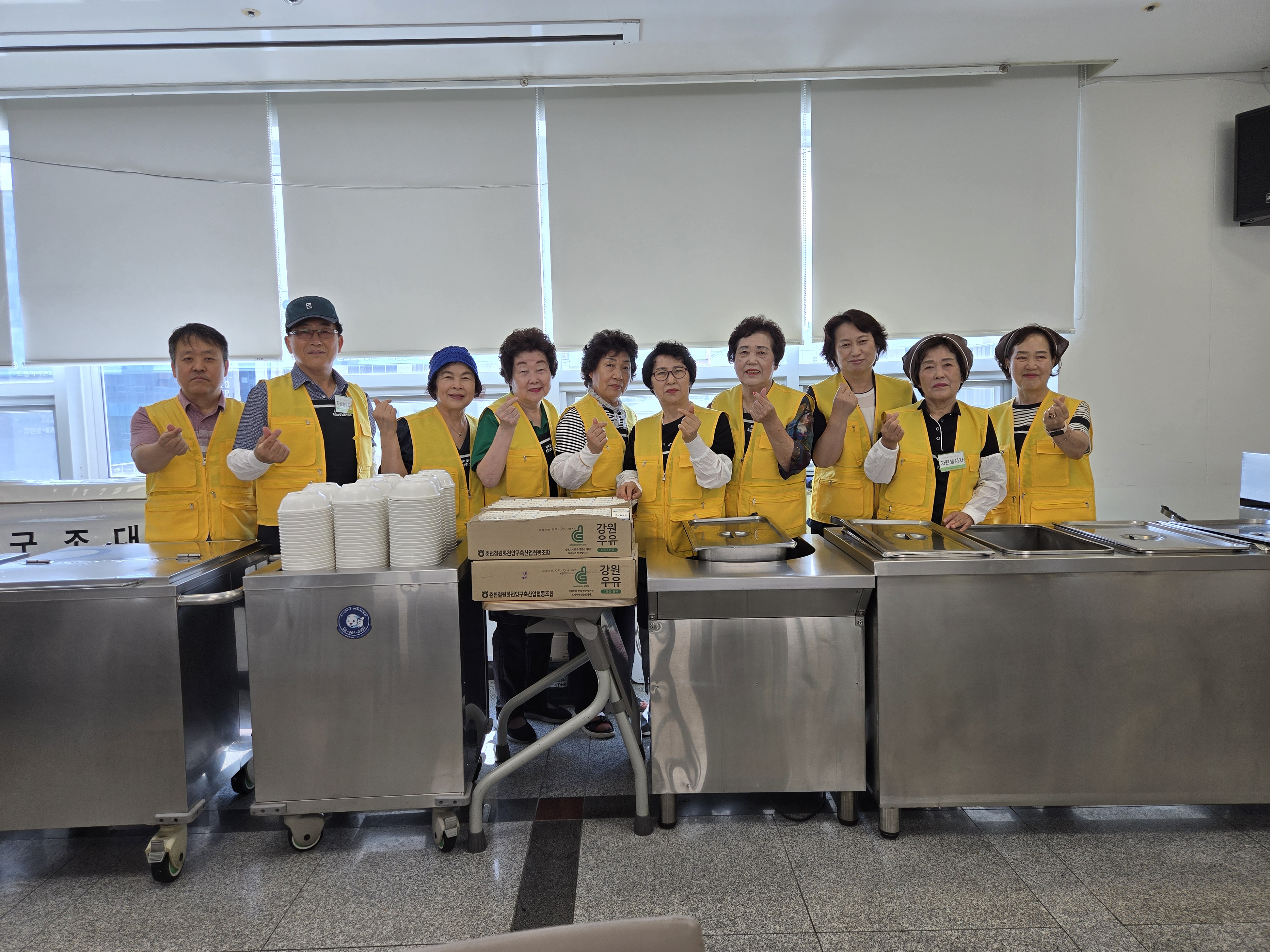 강남동지역사회보장협의체 7월 배식봉사