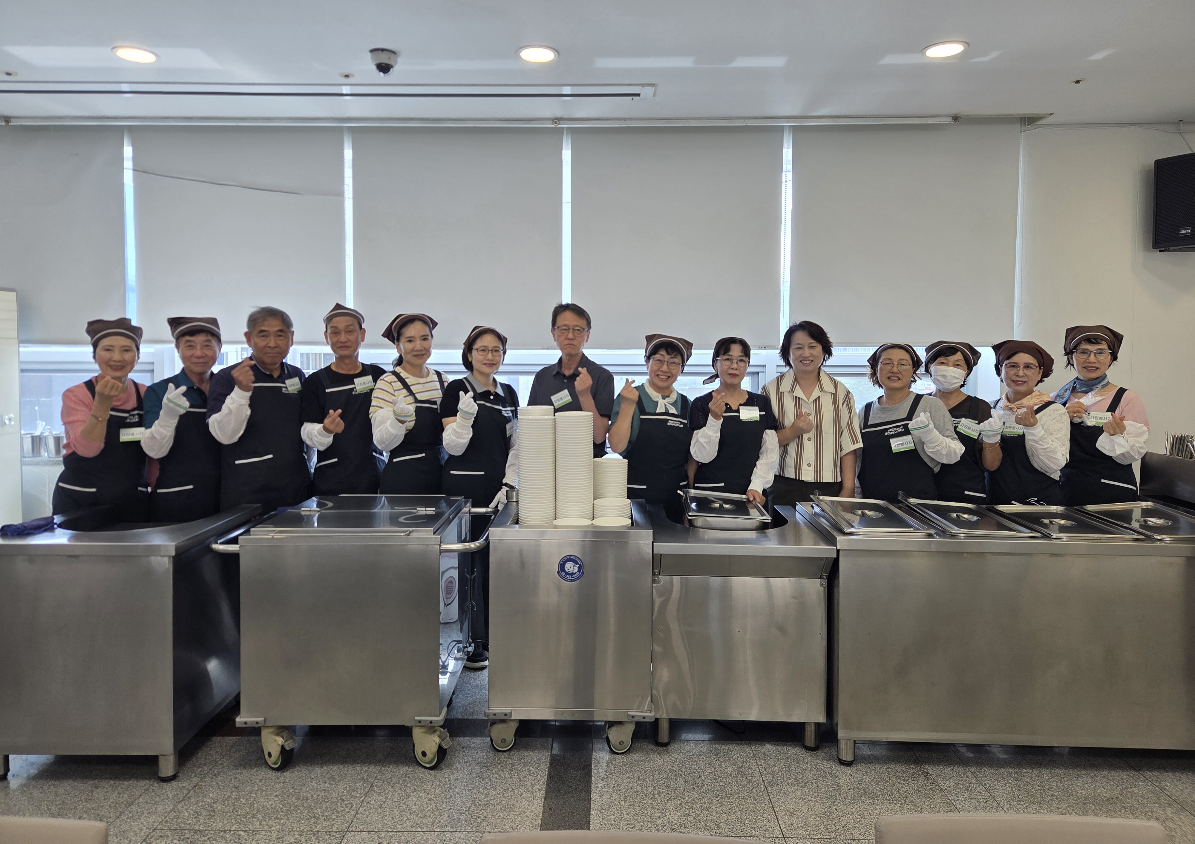 강남동 통장협의회 7월 배식봉사