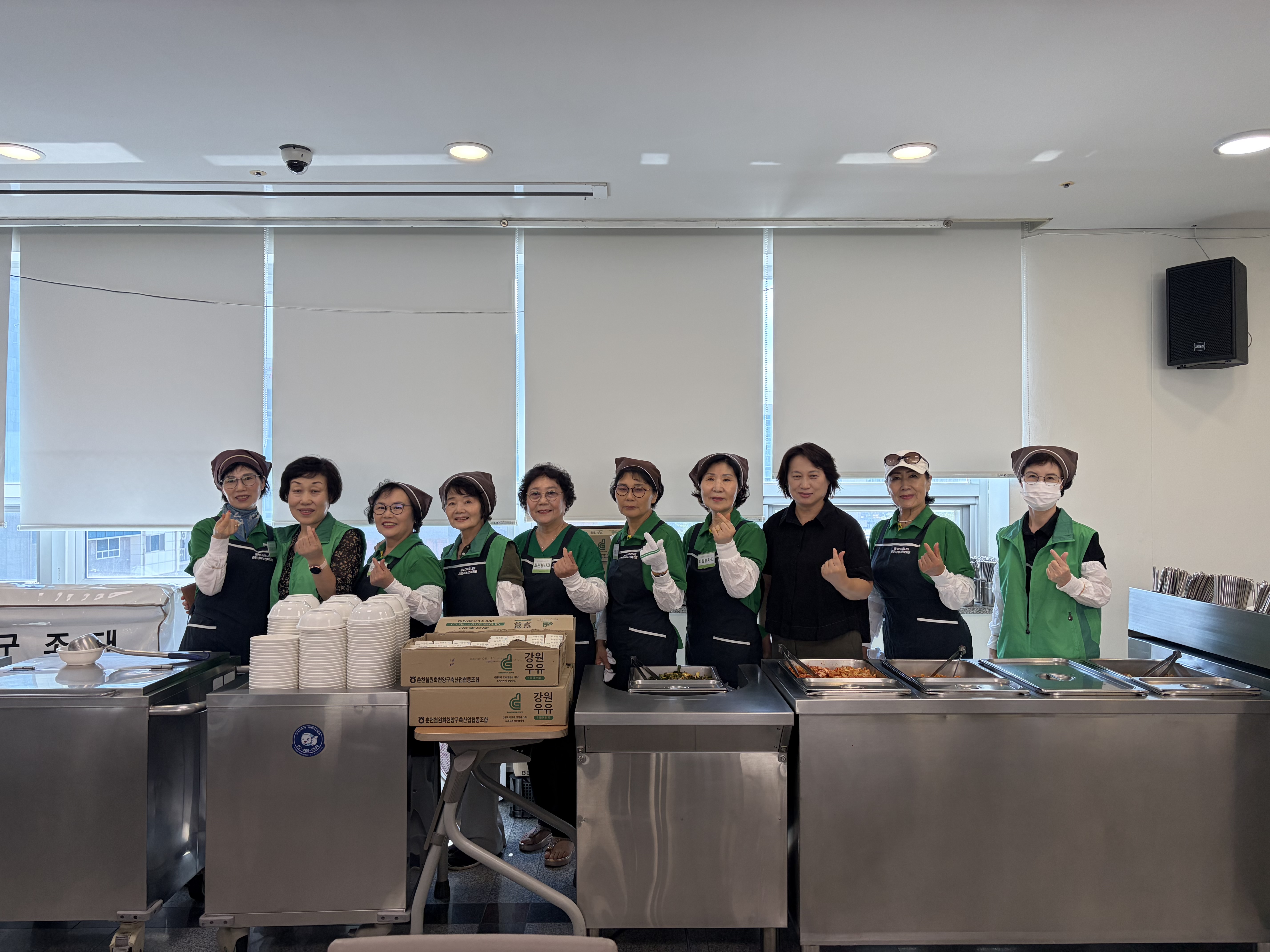 강남동 새마을부녀회 8월 배식봉사